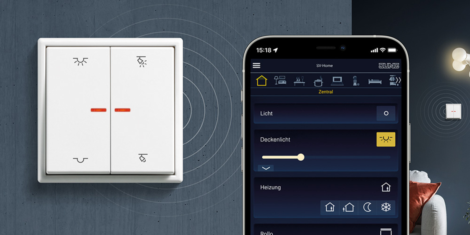 KNX RF Taster bei Elektro Degel GmbH in Schloßvippach